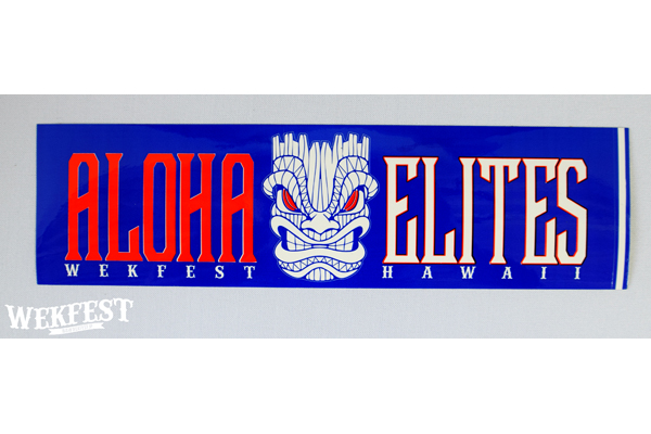 Wekfest Hawaii ALOHA ELITES Sticker