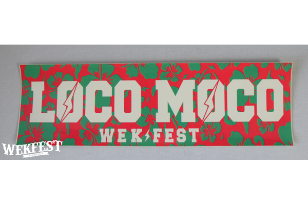 Wekfest LOCO MOCO sticker