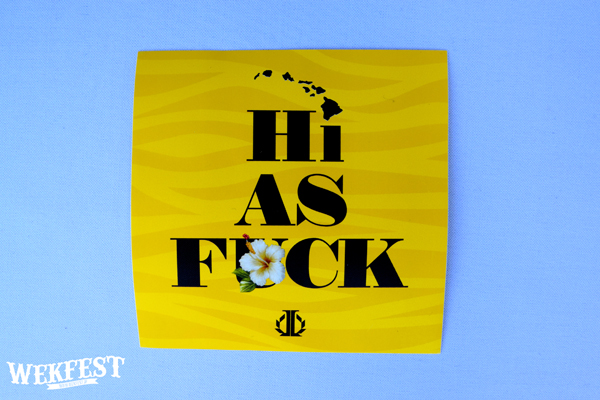 Hi AS Fuck sticker