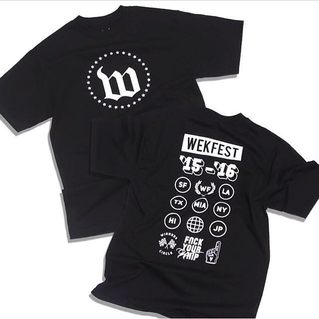 WEKFEST 2015 TOUR T-SHIRT